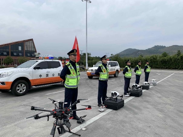 無人機24小時保障京珠北、樂廣北高速春運出行順暢(圖1)